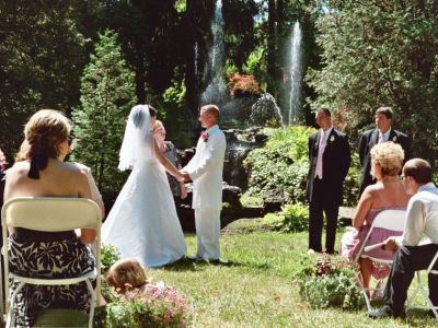 Wedding ceremony in Santa Cruz, California